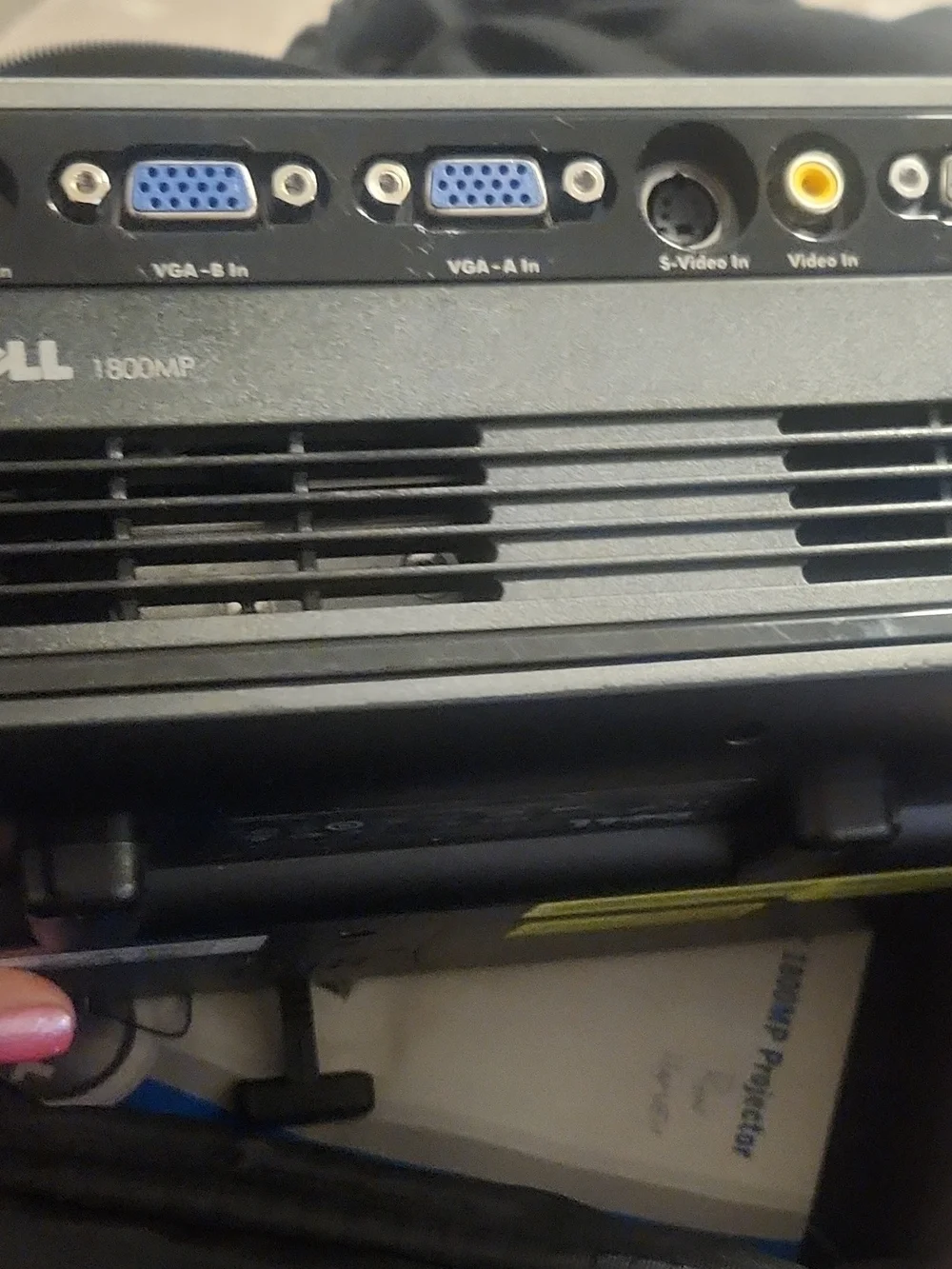 Dell Silver Top-Button Projector with Focus Wheel